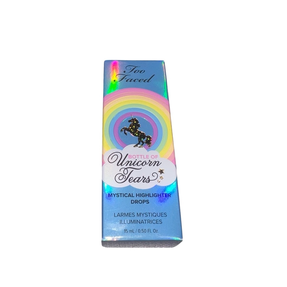 HP!!🎉🦄 Too Faced Bottle of Unicorn Tears Mystical Highlighter Drops Unicorn Glow - Picture 3 of 4